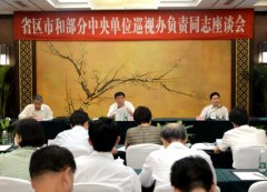 省區(qū)市和部分中央單位巡視辦負責同志座談會召開